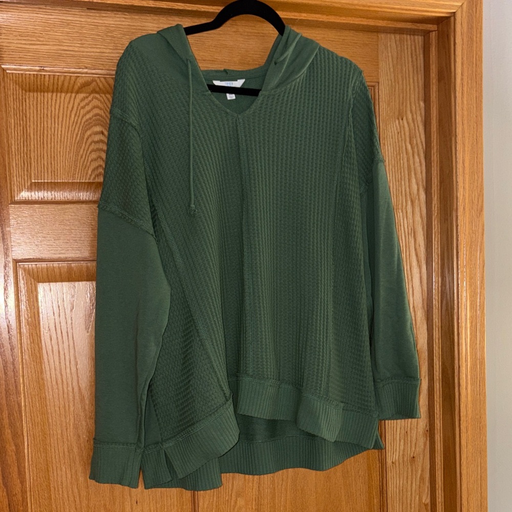 Green Hooded Sweater